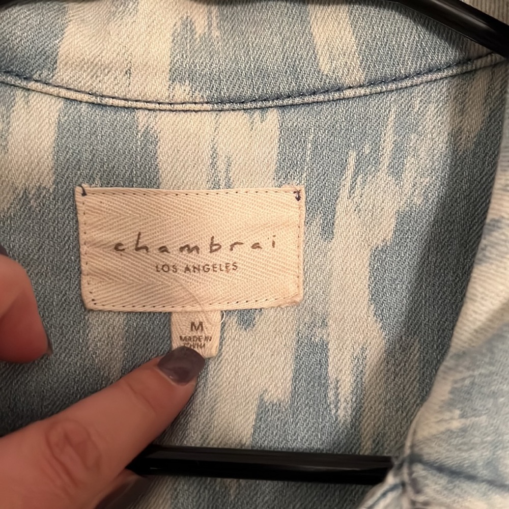 Denim Jean patterned jacket - Picture 2 of 3